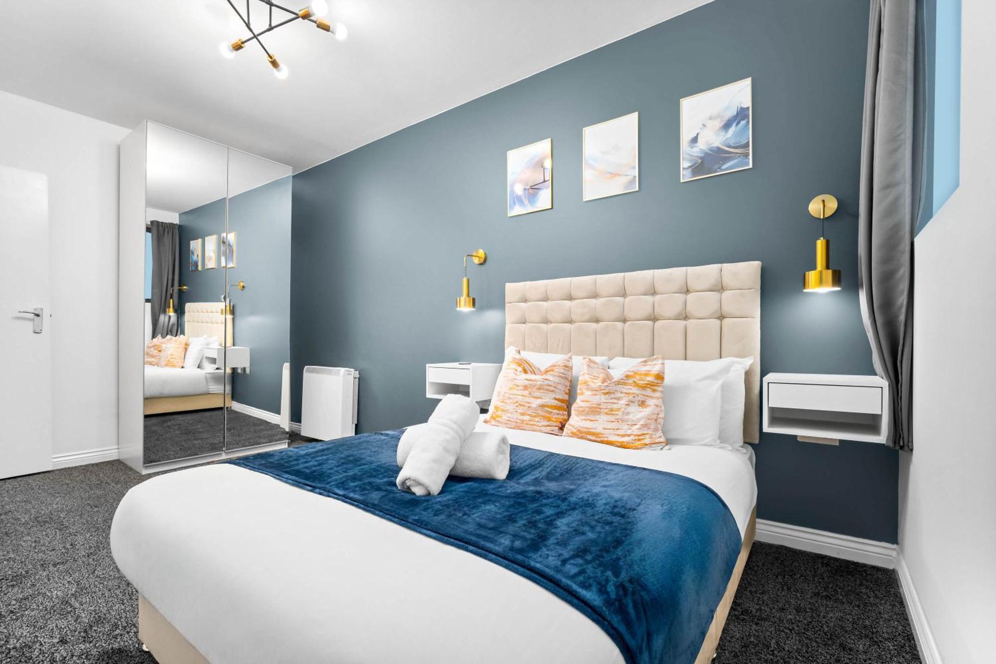 Luxury Two Bedroom Apartment - City Ceentre - Balcony - Jq - Netflix & Wifi - 11B เบอร์มิงแฮม ภายนอก รูปภาพ